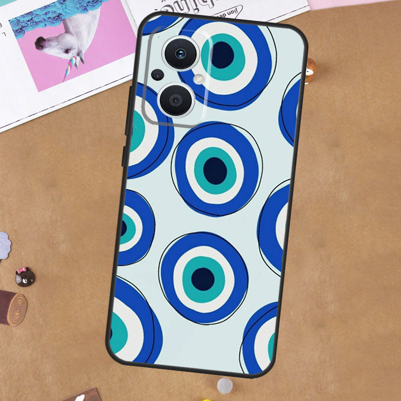 Funda con diseño de ojo turco  - Oppo Reno 12 reseña y precio