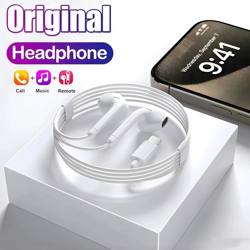 Audífonos Originales para Appl - Wired Earphone Lightning reseña y precio